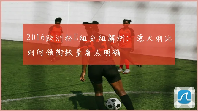 2016欧洲杯E组分组解析:意大利比利时领衔较量看点明确